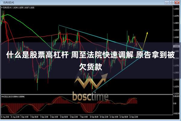 什么是股票高杠杆 周至法院快速调解 原告拿到被欠货款