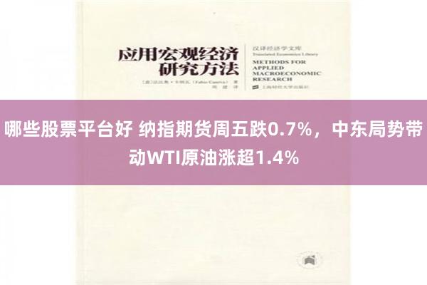 哪些股票平台好 纳指期货周五跌0.7%，中东局势带动WTI原油涨超1.4%