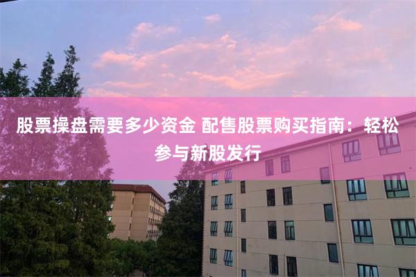 股票操盘需要多少资金 配售股票购买指南：轻松参与新股发行