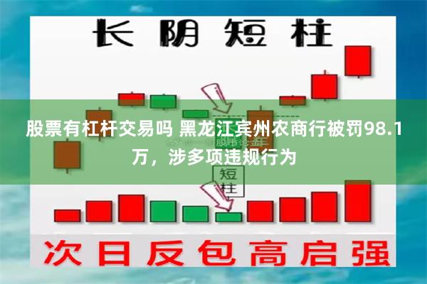 股票有杠杆交易吗 黑龙江宾州农商行被罚98.1万，涉多项违规行为