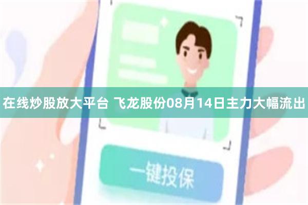 在线炒股放大平台 飞龙股份08月14日主力大幅流出