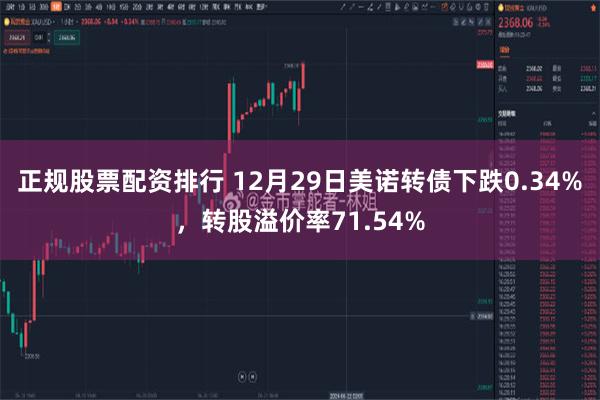 正规股票配资排行 12月29日美诺转债下跌0.34%，转股溢价率71.54%